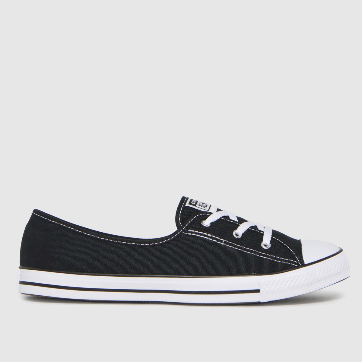 Converse  All Star Ballet Lace Slip in Black Converse  All Star Ballet Lace Slip in Black