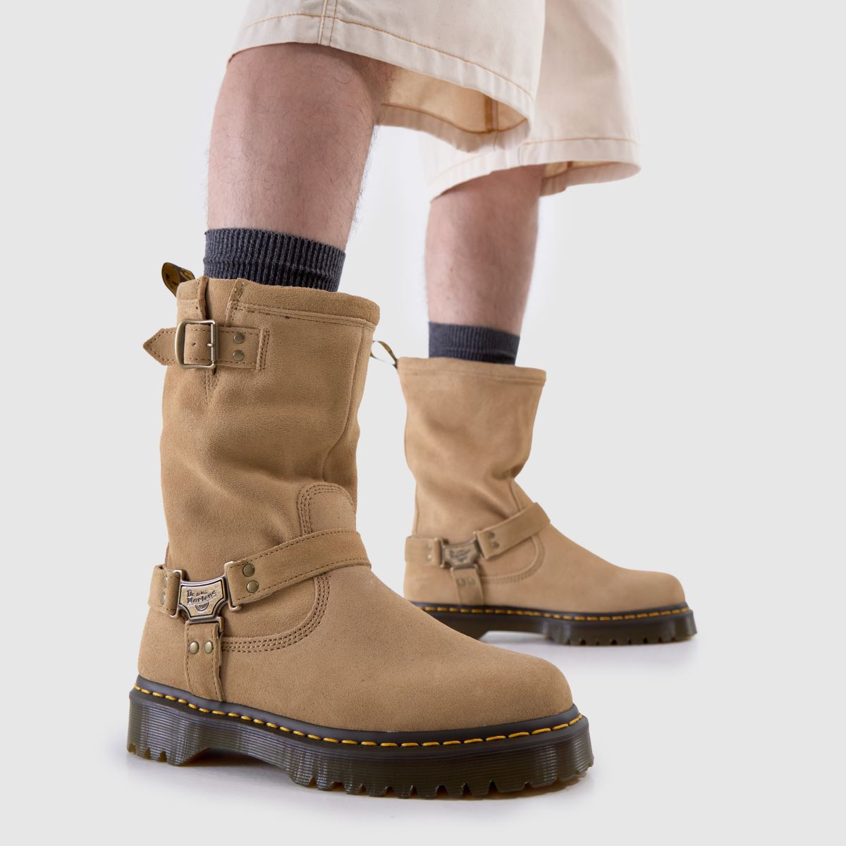 Dr Martens  Anistone Hi in Beige Dr Martens  Anistone Hi in Beige