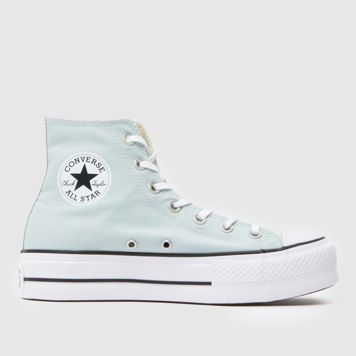 Converse  All Star Lift Hi in Pale Blue Converse  All Star Lift Hi in Pale Blue