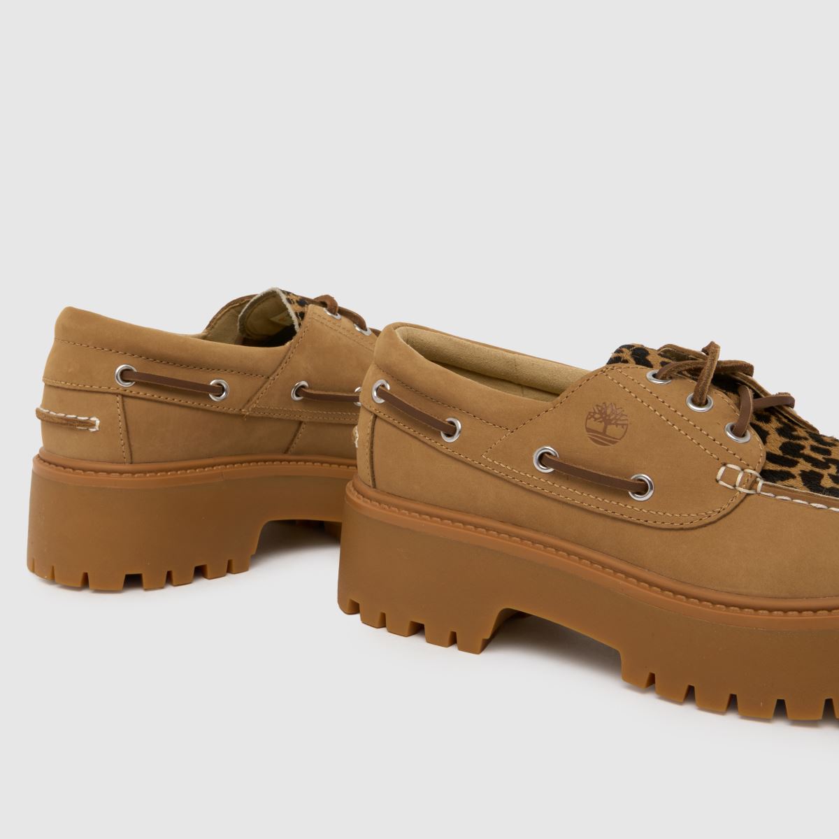 Timberland  Stone Street Leopard Boat in Multi Timberland  Stone Street Leopard Boat in Multi