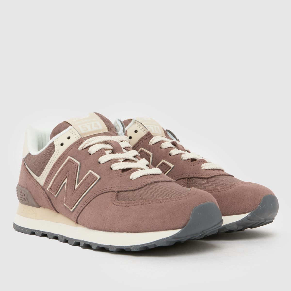 New Balance  574 in Beige & Brown New Balance  574 in Beige & Brown