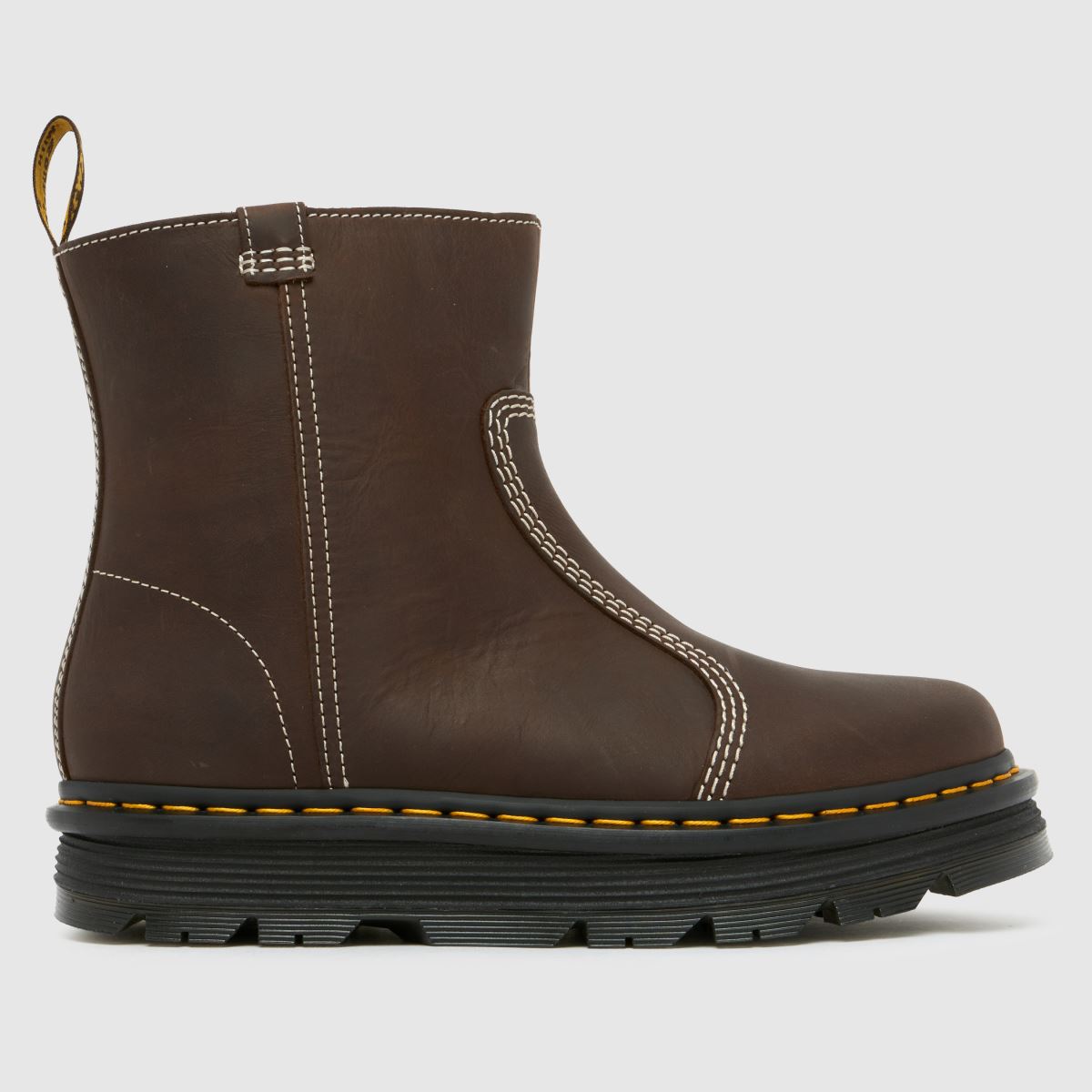 Dr Martens  Zebzag Rigger in Dark Brown Dr Martens  Zebzag Rigger in Dark Brown