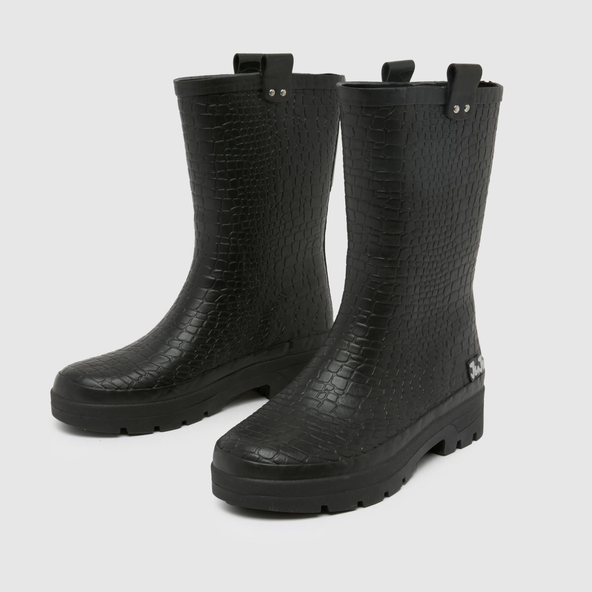 JUJU JELLIES  Croc Wellie in Black JUJU JELLIES  Croc Wellie in Black
