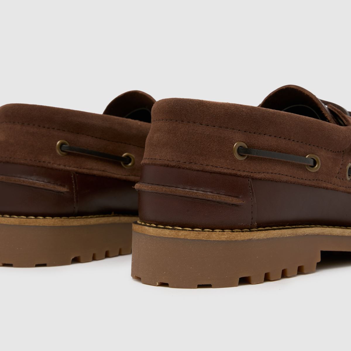 schuh  Princeton Leather Boat in Brown schuh  Princeton Leather Boat in Brown