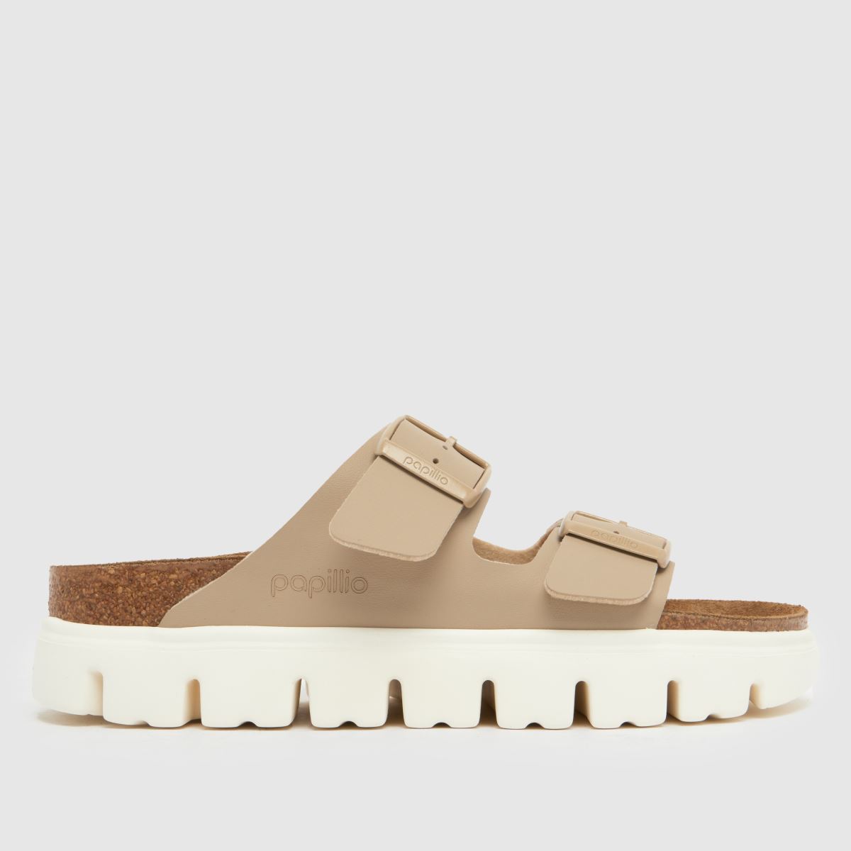BIRKENSTOCK  Arizona Papillio Chunky in Natural BIRKENSTOCK  Arizona Papillio Chunky in Natural