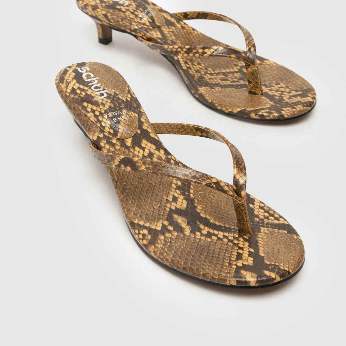 schuh  Sunnie Toe Post Kitten in Multi schuh  Sunnie Toe Post Kitten in Multi