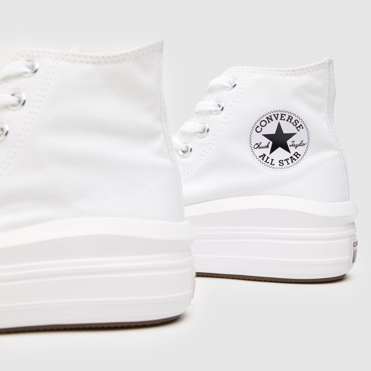 Converse  All Star Move Hi in White Converse  All Star Move Hi in White