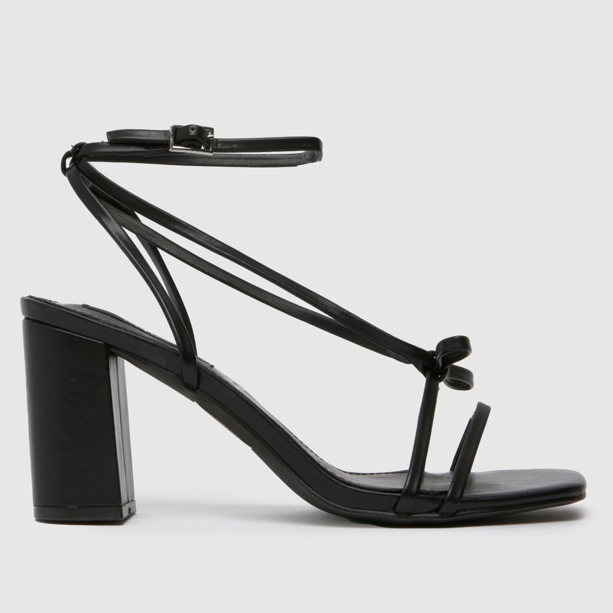 schuh  Sylvie Strappy Bow Block in Black schuh  Sylvie Strappy Bow Block in Black