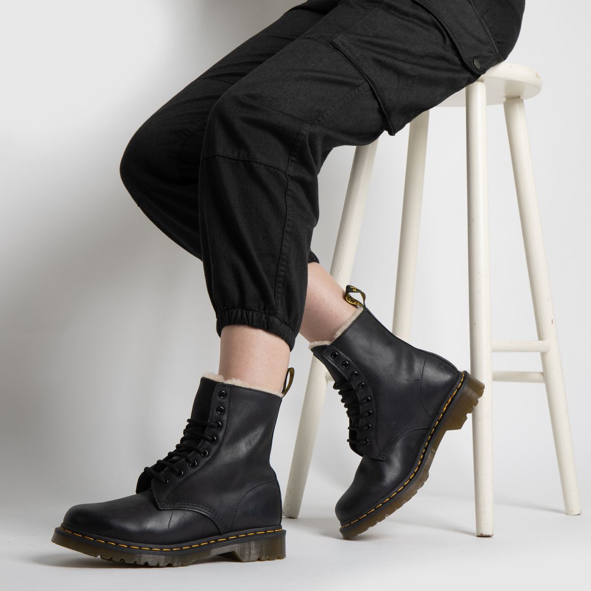 Dr Martens  1460 Serena in Black Dr Martens  1460 Serena in Black
