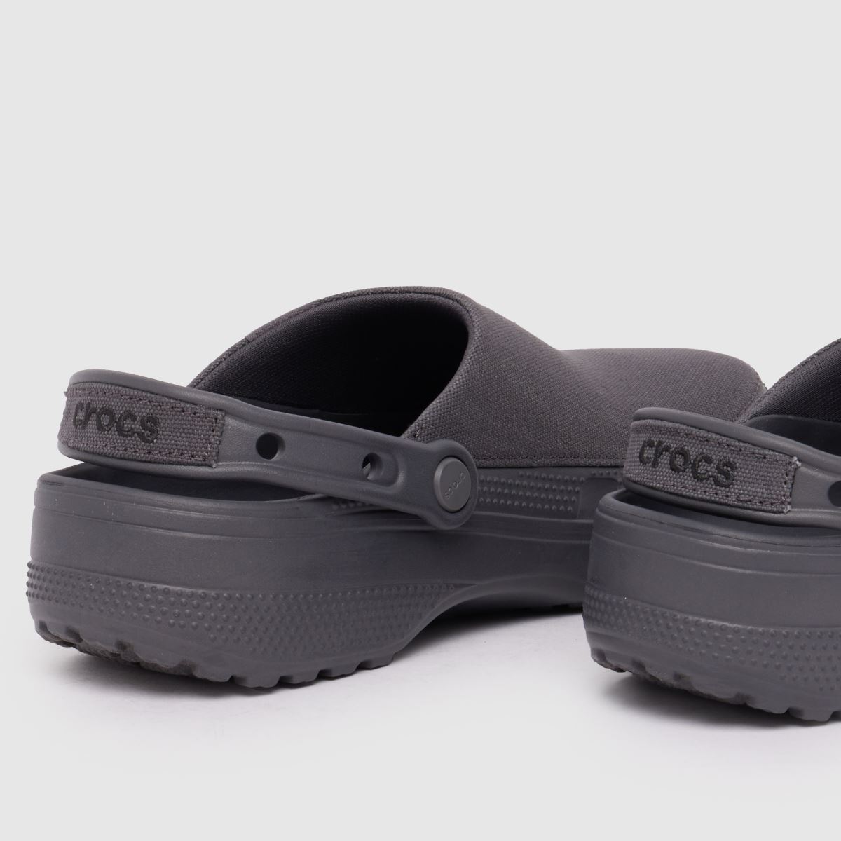 Crocs  Classic Crafted Clog in Dark Grey Crocs  Classic Crafted Clog in Dark Grey
