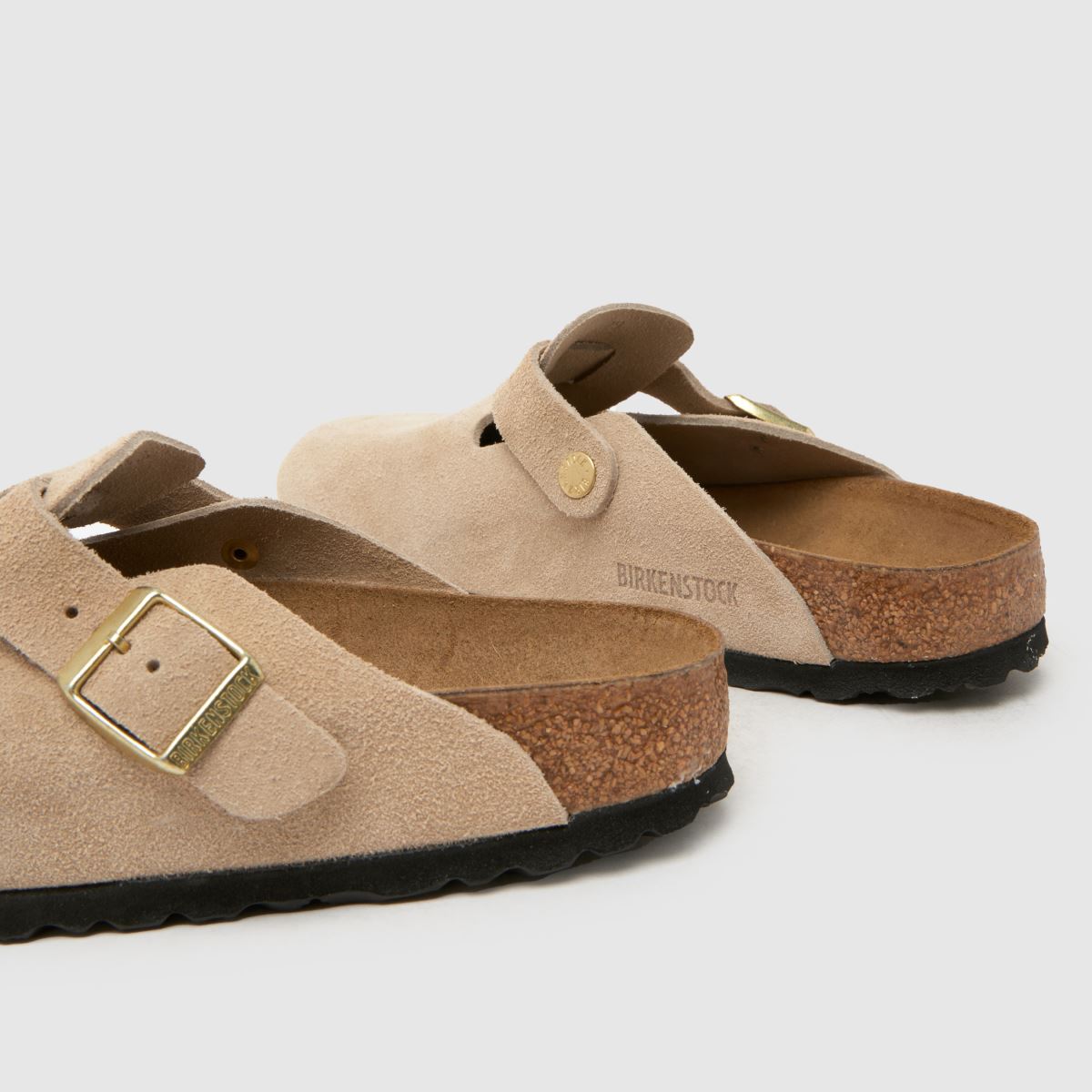 BIRKENSTOCK  Boston Clog Narrow Fit in Beige BIRKENSTOCK  Boston Clog Narrow Fit in Beige