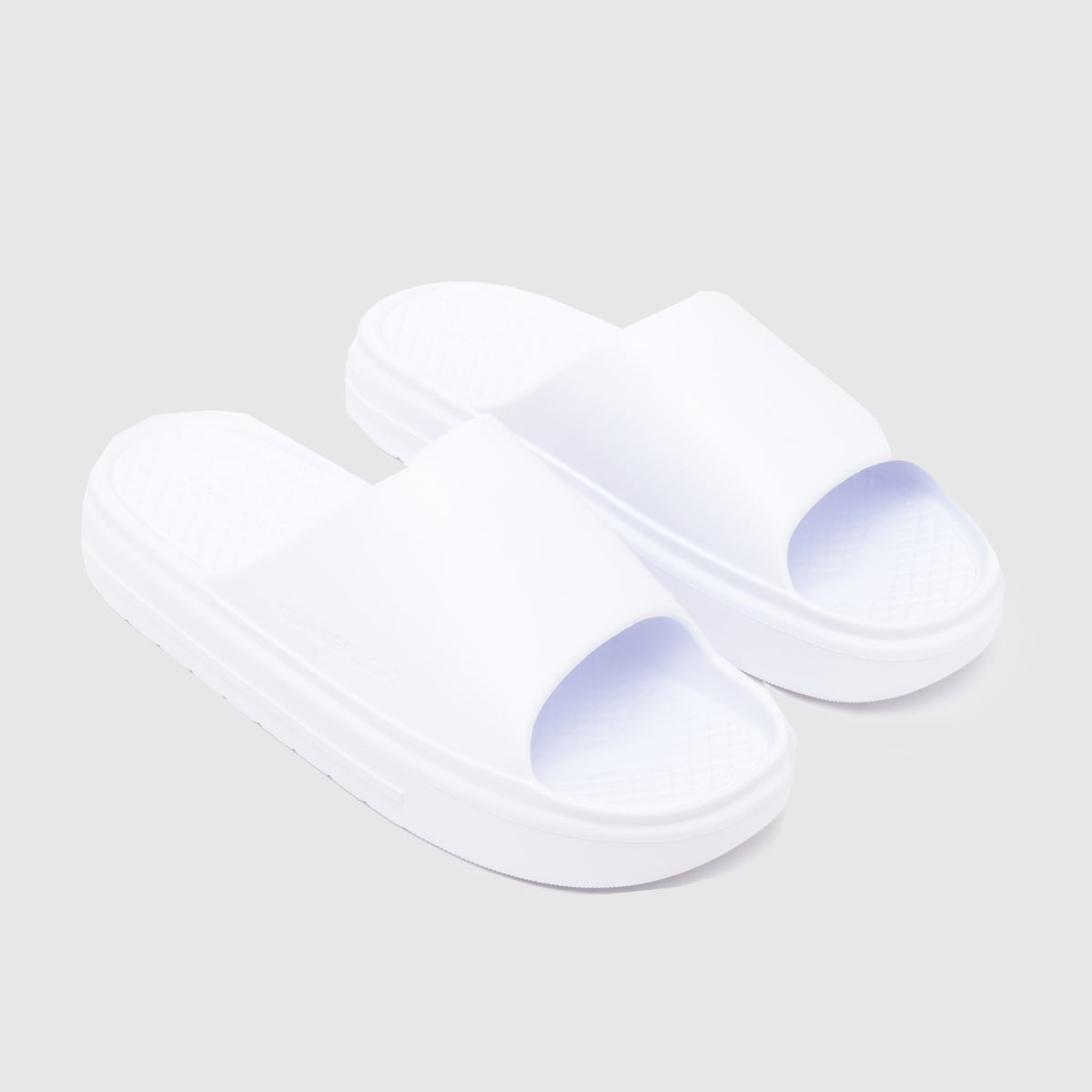 Converse  Essential Slide in White Converse  Essential Slide in White