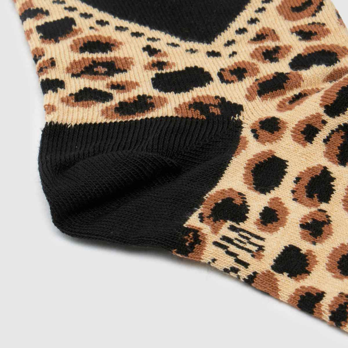 Dr Martens  Leopard Heart Sock in Print Dr Martens  Leopard Heart Sock in Print