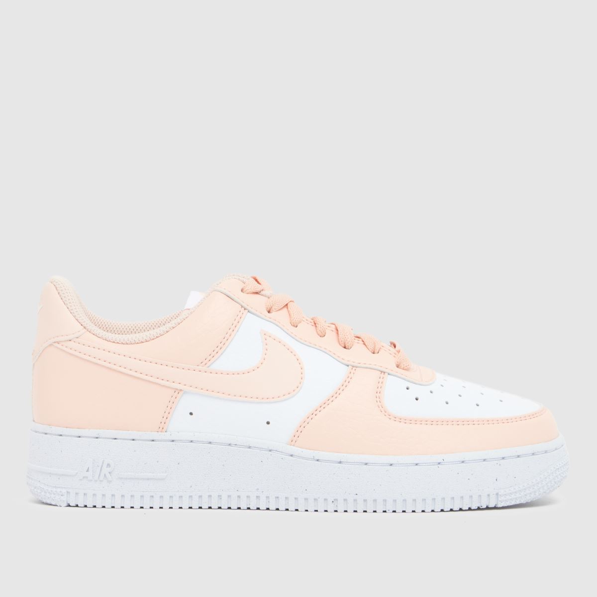 Nike  Air Force 1 in White & Pink Nike  Air Force 1 in White & Pink