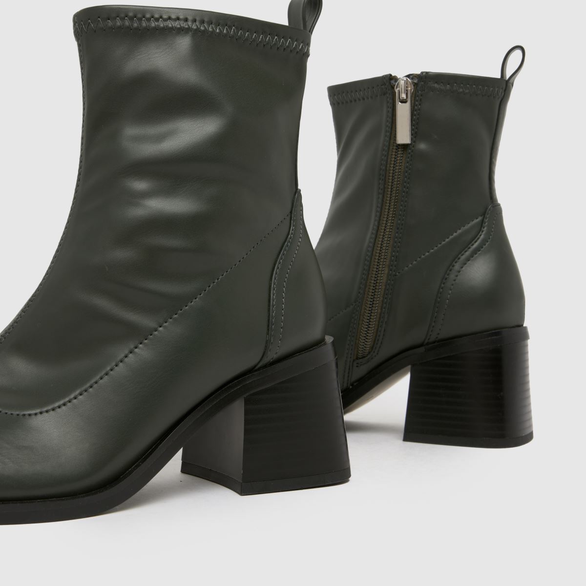 schuh  Wide Fit Brie Sock in Dark Green schuh  Wide Fit Brie Sock in Dark Green