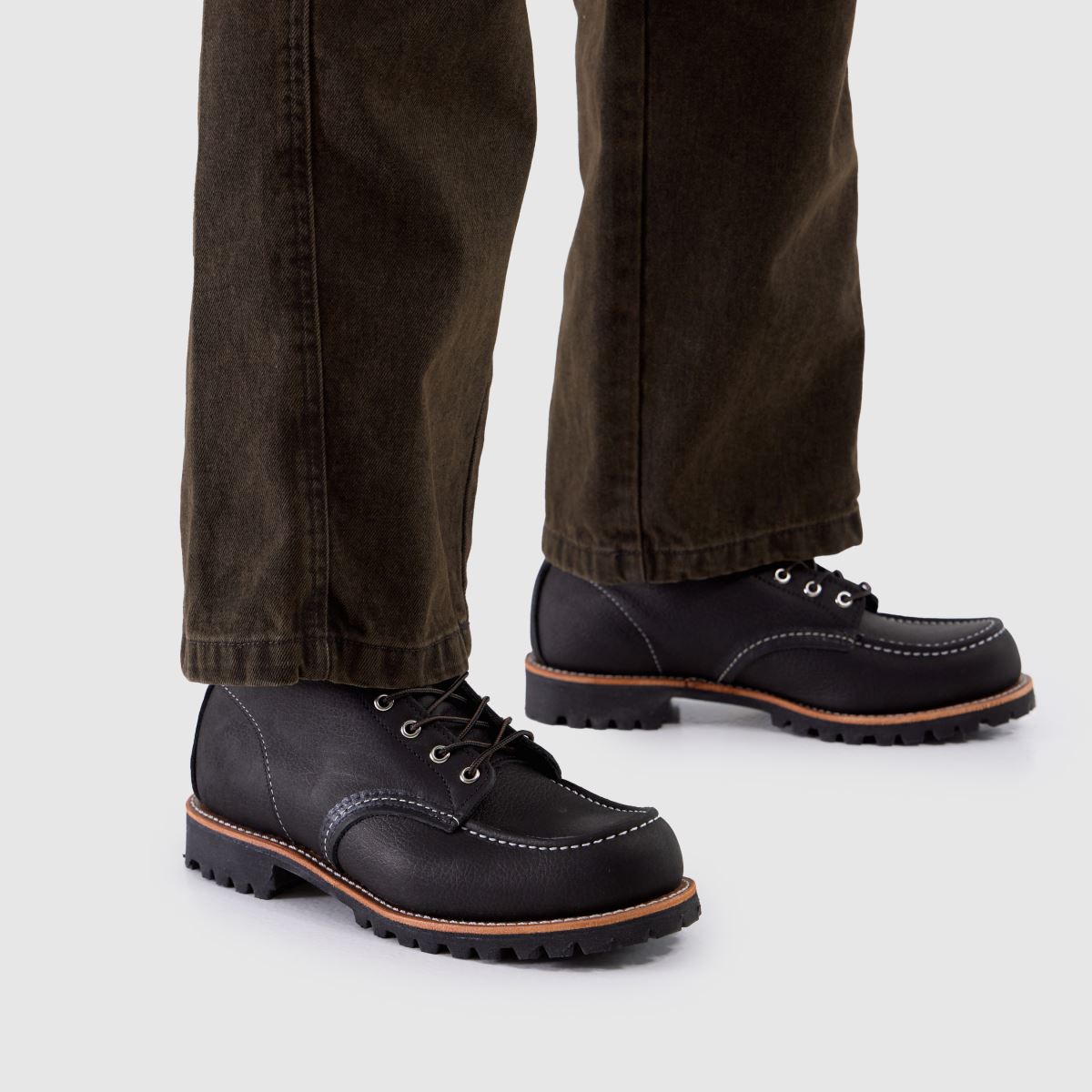 Red Wing  Roughneck Moc Toe in Black Red Wing  Roughneck Moc Toe in Black