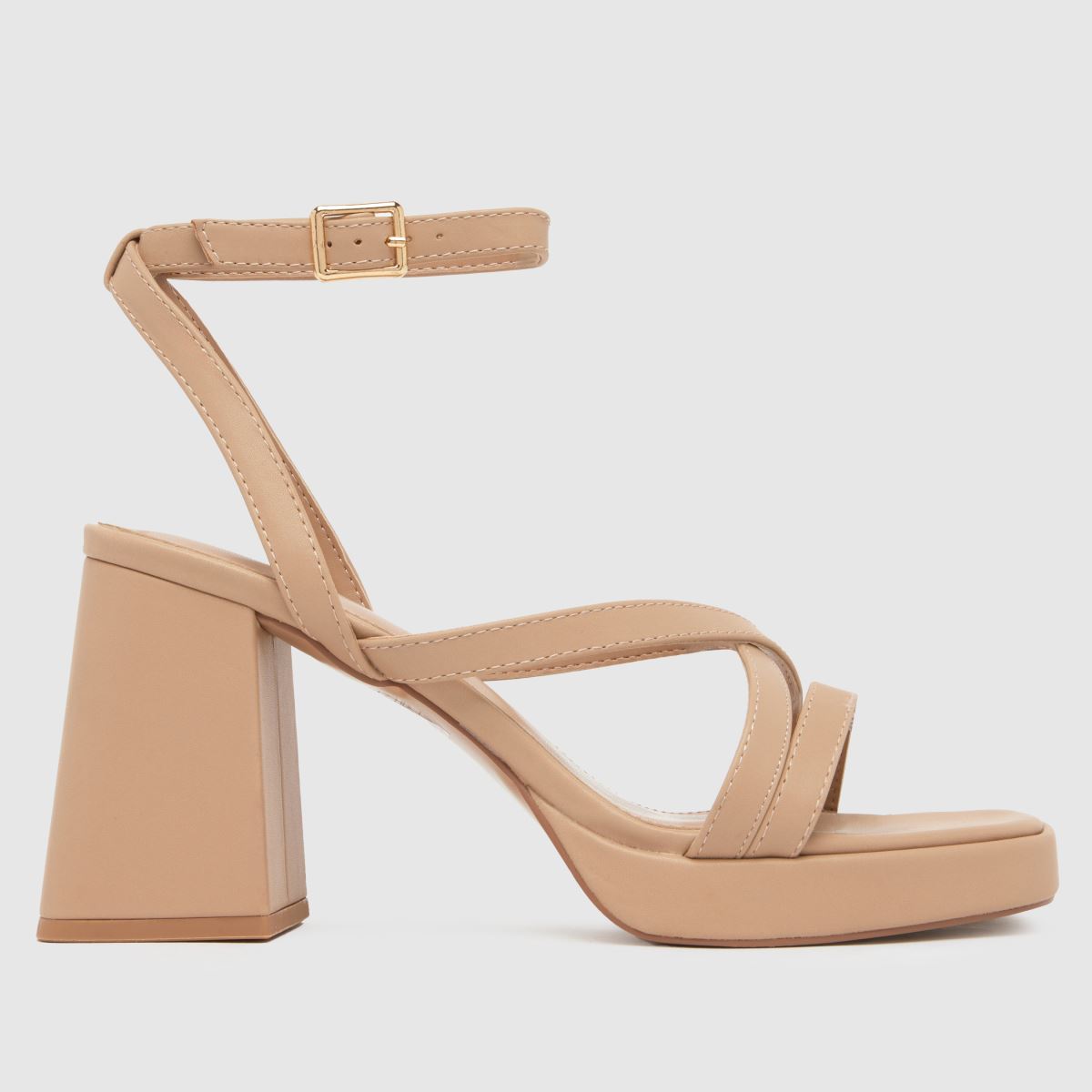 schuh  Star Strappy Platform in Natural schuh  Star Strappy Platform in Natural