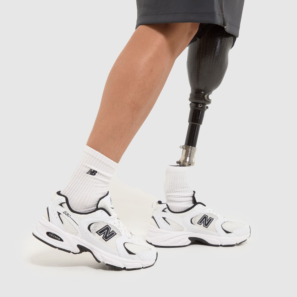 New Balance  530 in Black & Silver New Balance  530 in Black & Silver