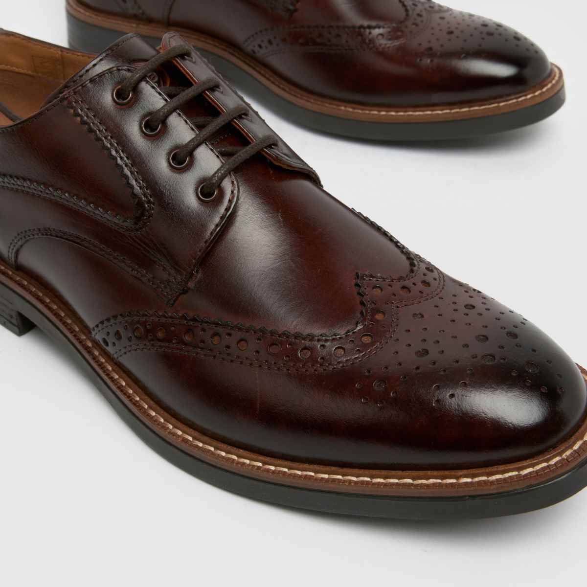Base London  York Brogue in Brown Base London  York Brogue in Brown