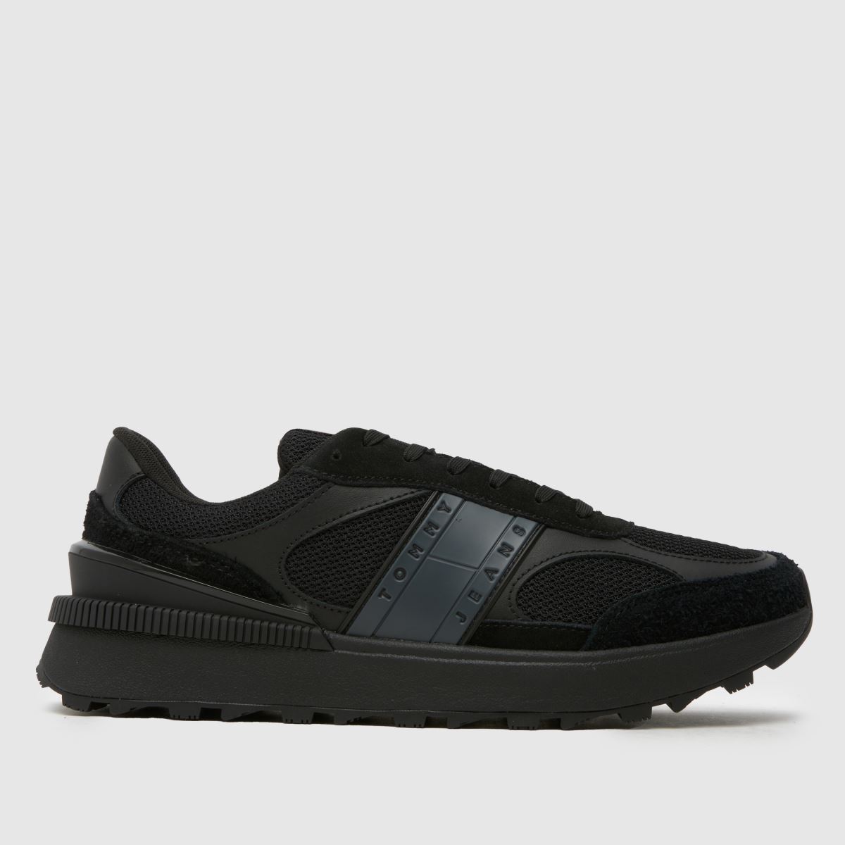 TOMMY JEANS  Technical Runner in Black TOMMY JEANS  Technical Runner in Black