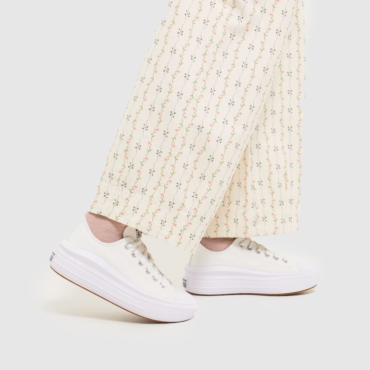 Converse  All Star Move Ox in White Converse  All Star Move Ox in White