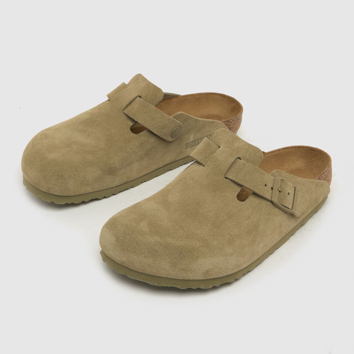 BIRKENSTOCK  Boston Clog in Faded Khaki BIRKENSTOCK  Boston Clog in Faded Khaki