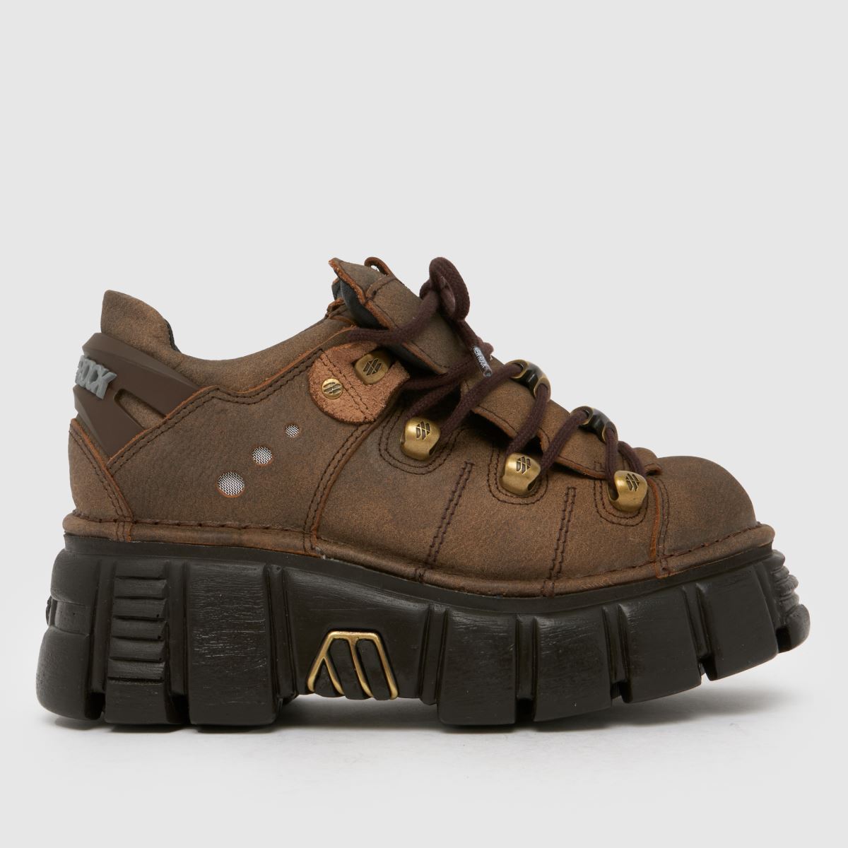 NEW ROCK  Classic Low in Dark Brown NEW ROCK  Classic Low in Dark Brown