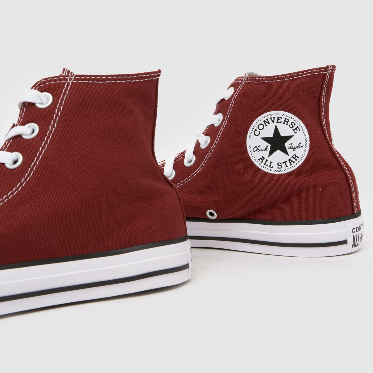 Converse  All Star Hi in Burgundy Converse  All Star Hi in Burgundy
