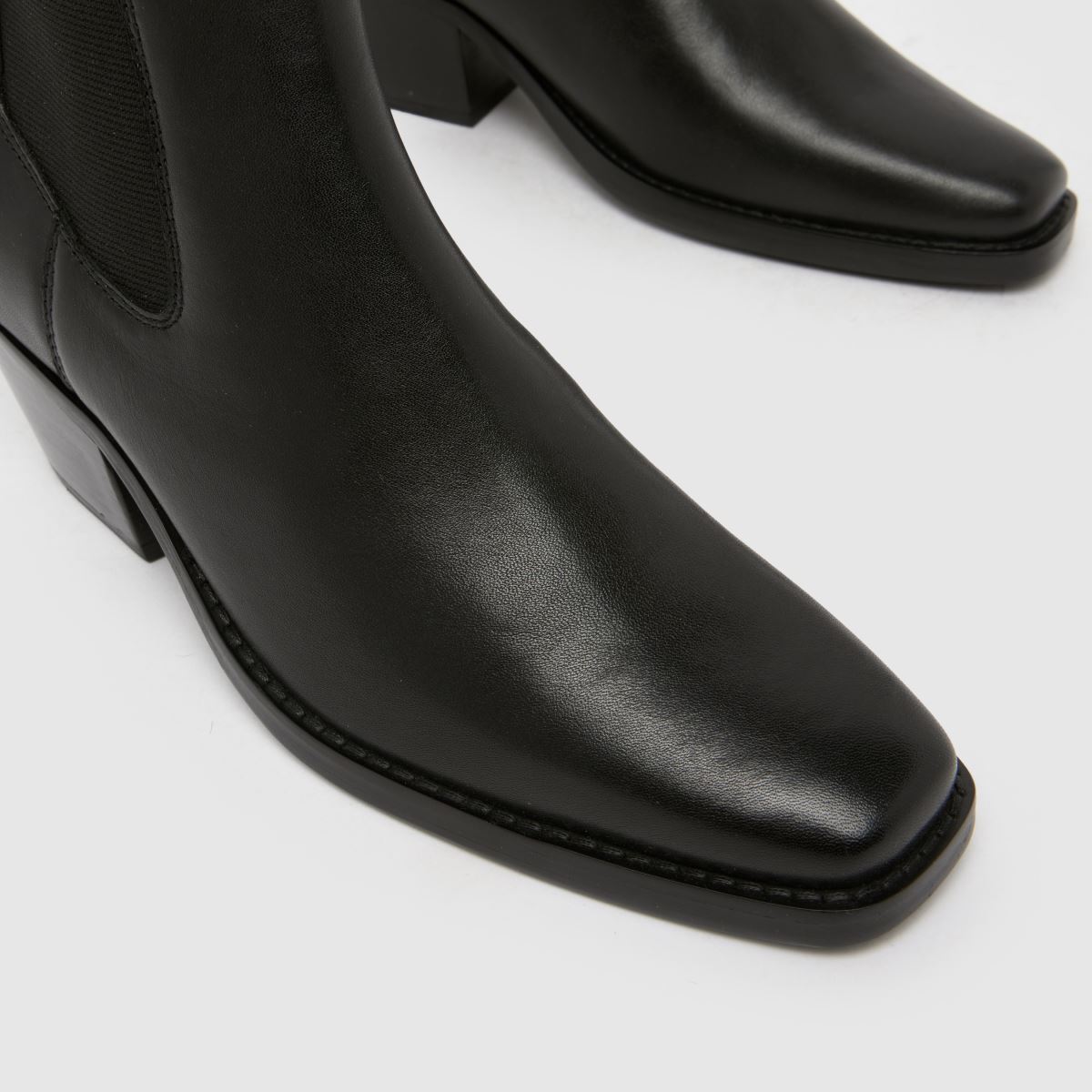 schuh  Bess Leather Western in Black schuh  Bess Leather Western in Black