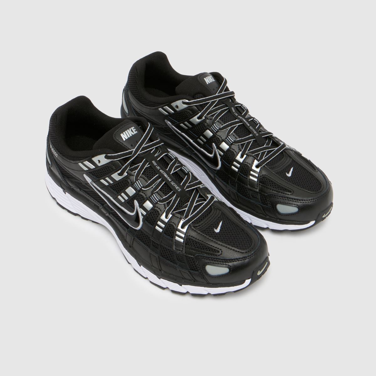 Nike  P-6000 in Black & White Nike  P-6000 in Black & White