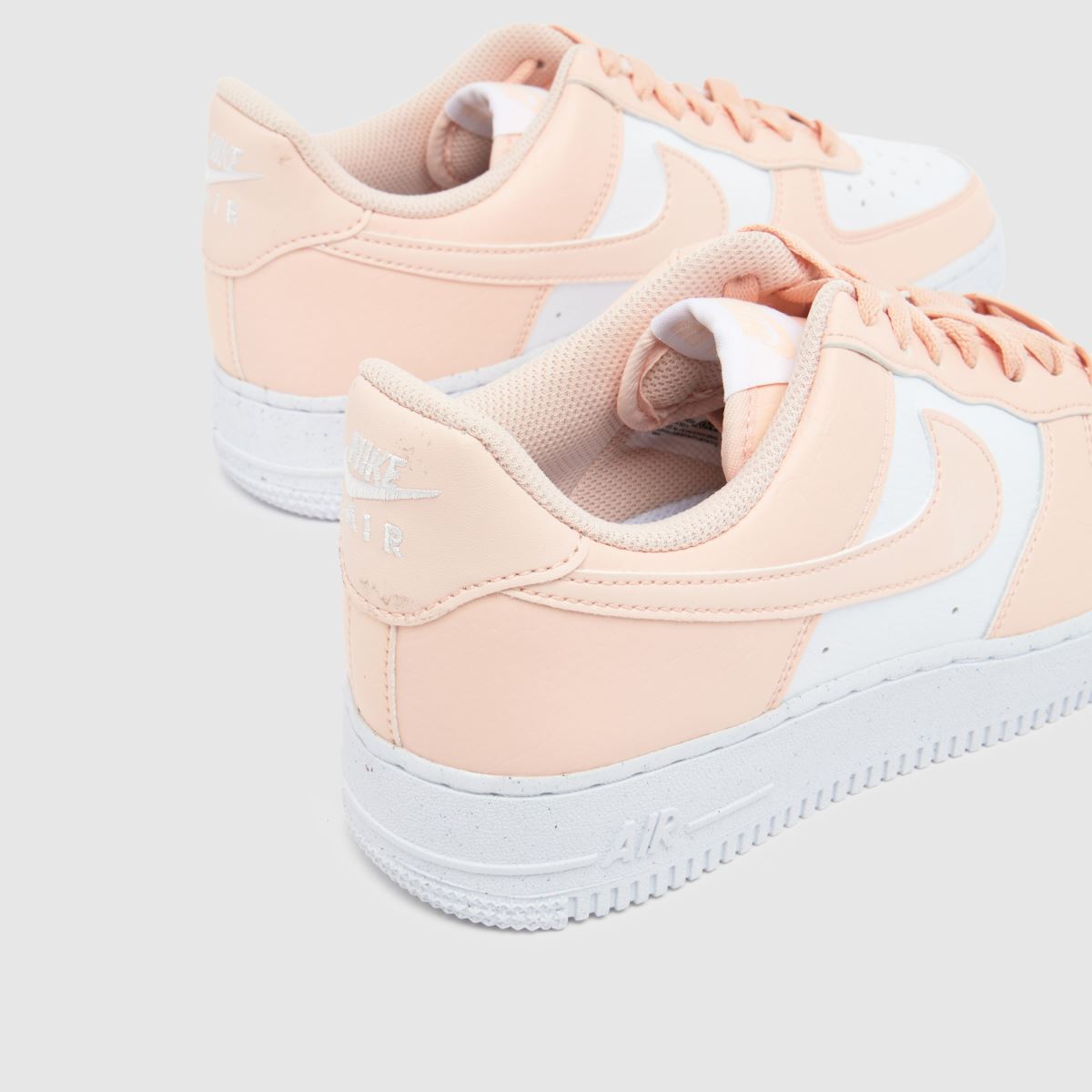Nike  Air Force 1 in White & Pink Nike  Air Force 1 in White & Pink