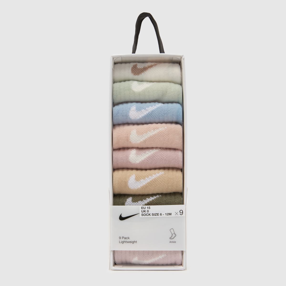 Nike  Kids Infant Sock Gift Set 9PK in Multi Nike  Kids Infant Sock Gift Set 9PK in Multi
