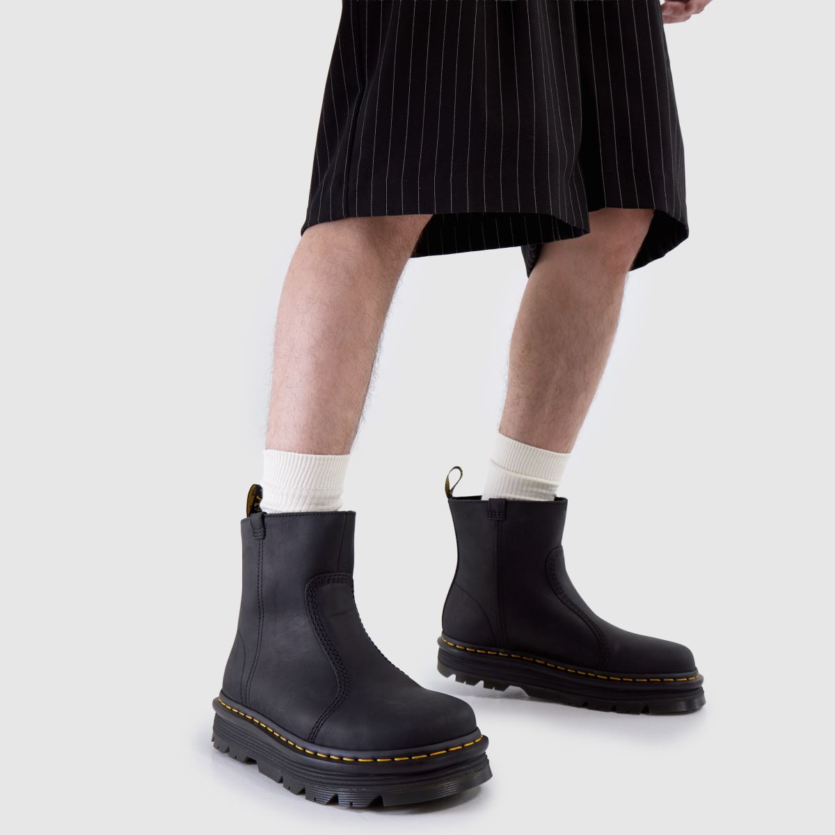 Dr Martens  Zebzag Rigger in Black Dr Martens  Zebzag Rigger in Black