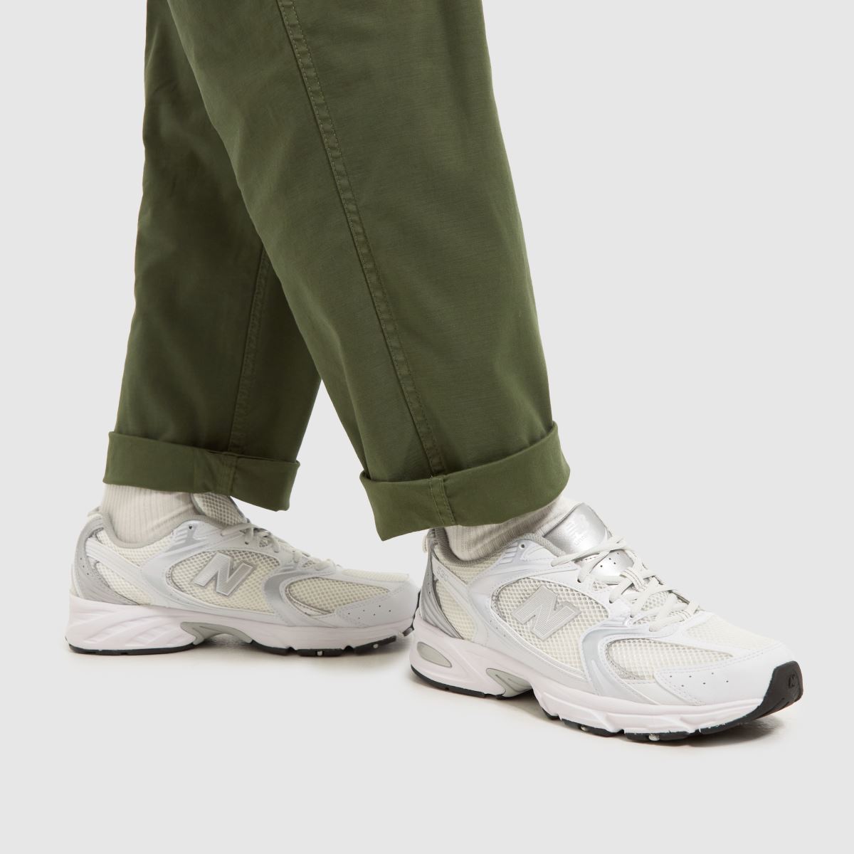 New Balance  530 in White & Silver New Balance  530 in White & Silver