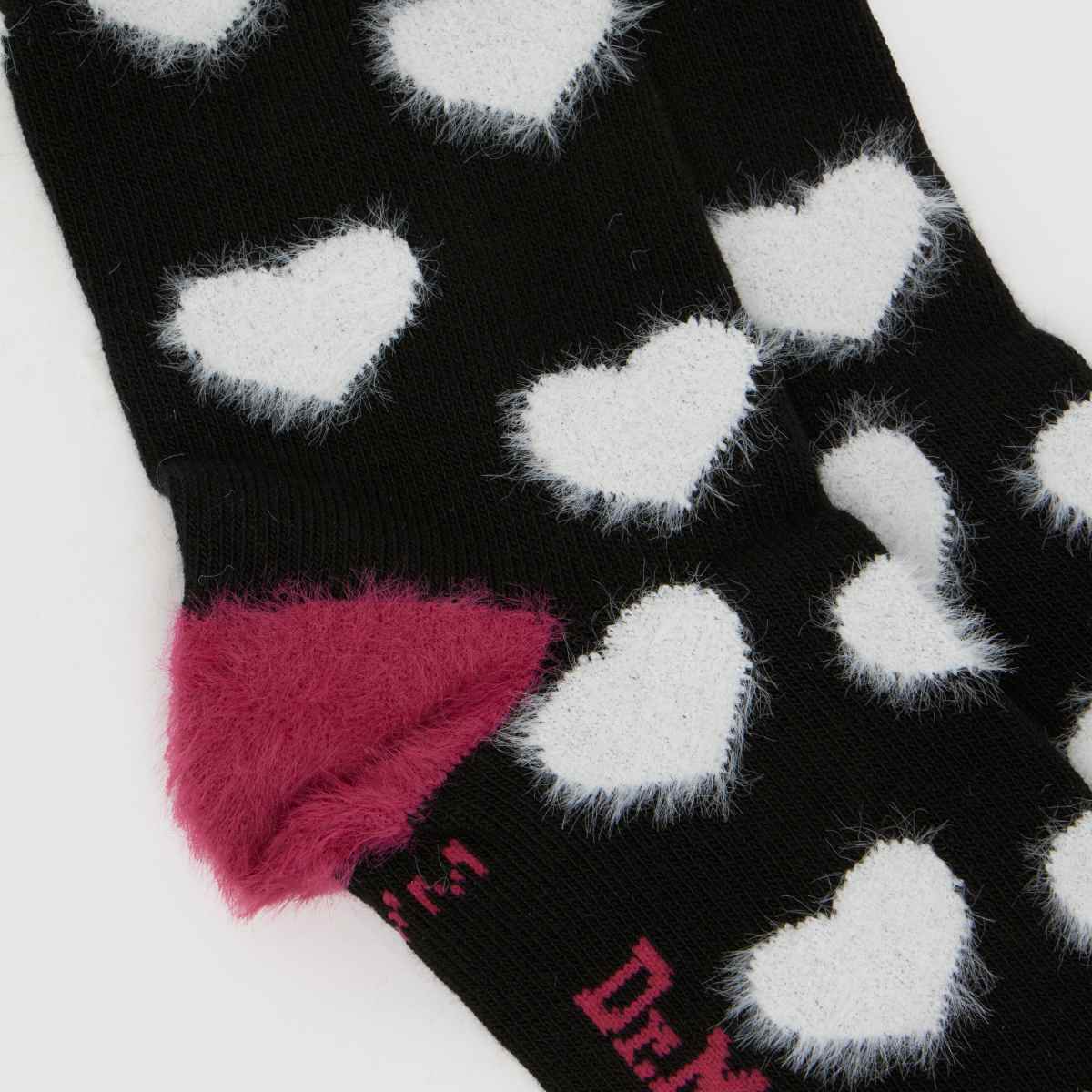 Dr Martens  Faux Fur Socks 1 PK in Black Multi Dr Martens  Faux Fur Socks 1 PK in Black Multi
