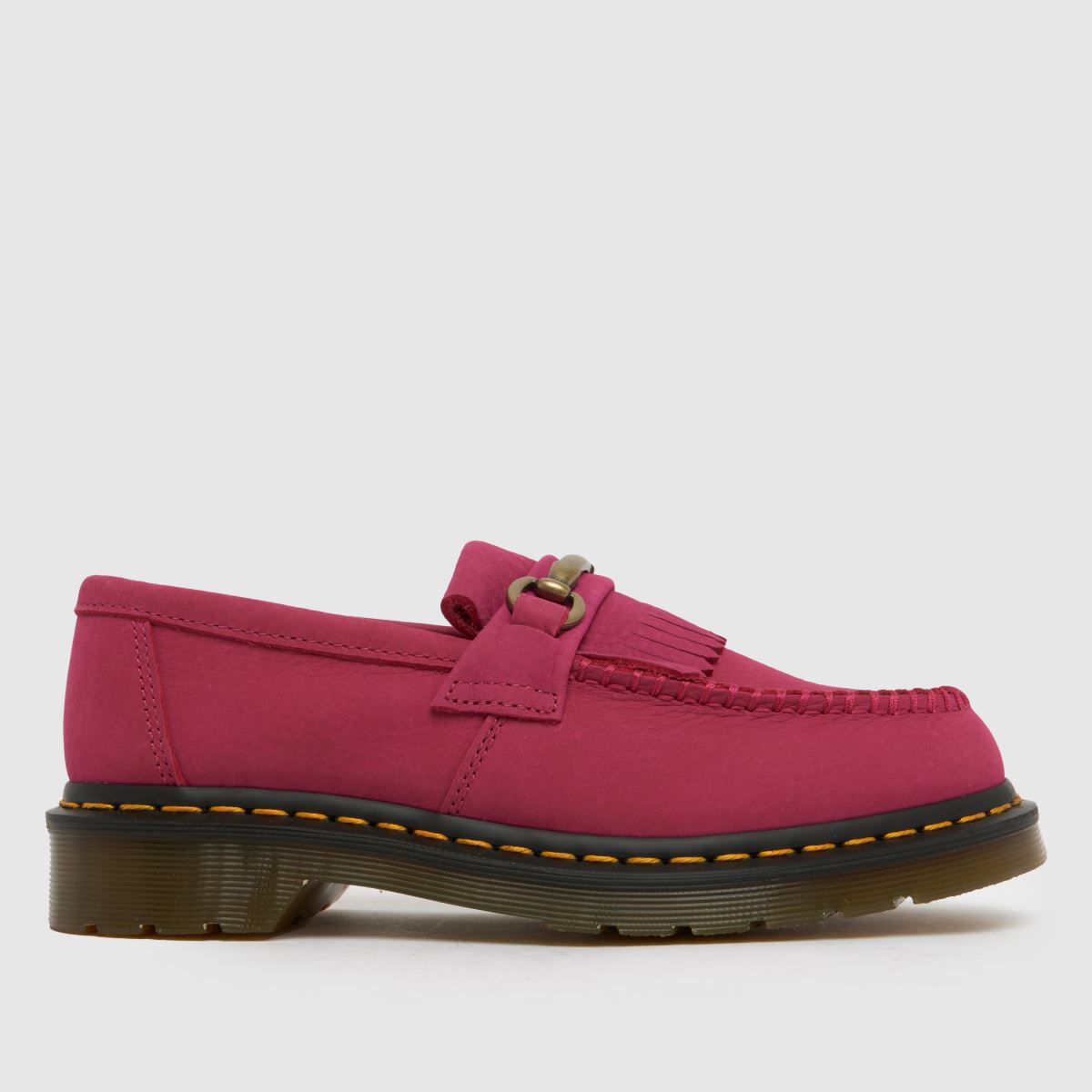 Dr Martens  Adrian Snaffle Loafer in Pink Dr Martens  Adrian Snaffle Loafer in Pink