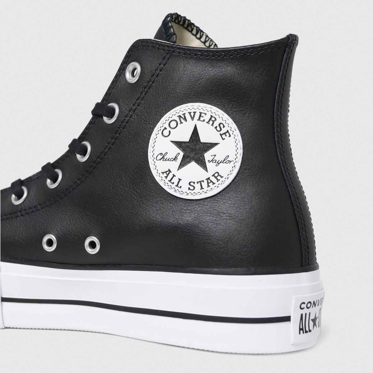Converse  All Star Lift Hi in Black Converse  All Star Lift Hi in Black