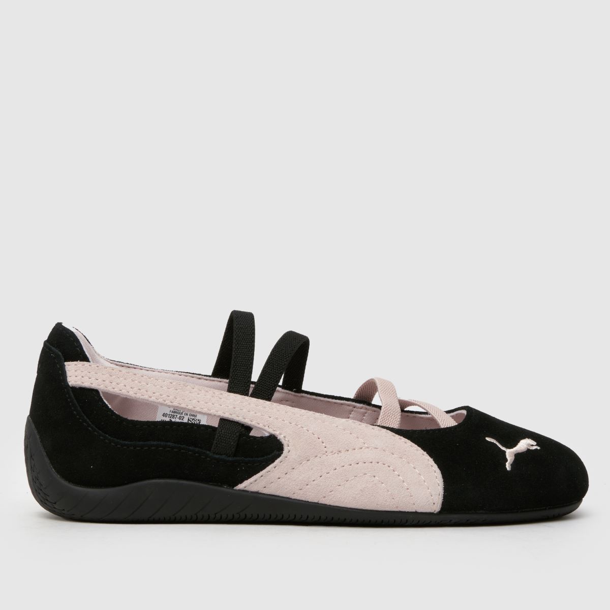 PUMA  Speedcat Ballet in Black & pink PUMA  Speedcat Ballet in Black & pink
