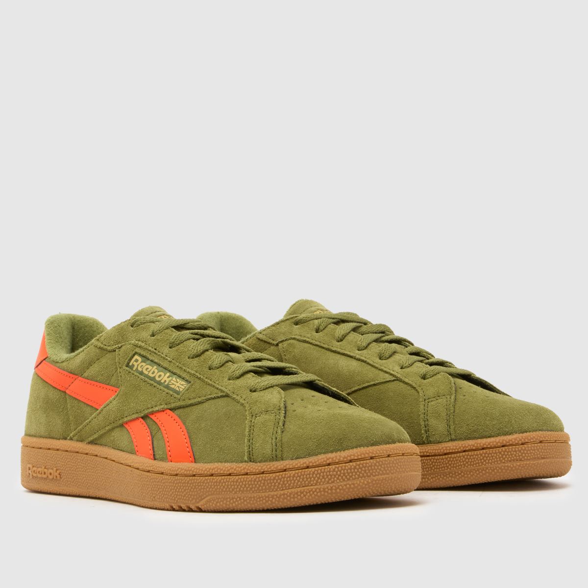 Reebok  Club C Grounds in Green Multi Reebok  Club C Grounds in Green Multi