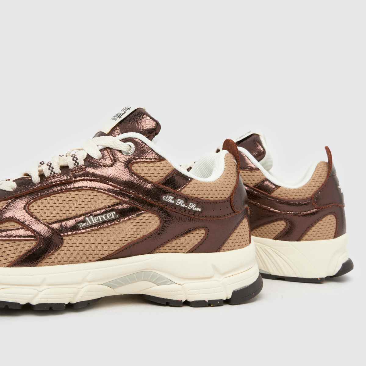 Mercer  Re-Run Cracked in Brown Multi Mercer  Re-Run Cracked in Brown Multi