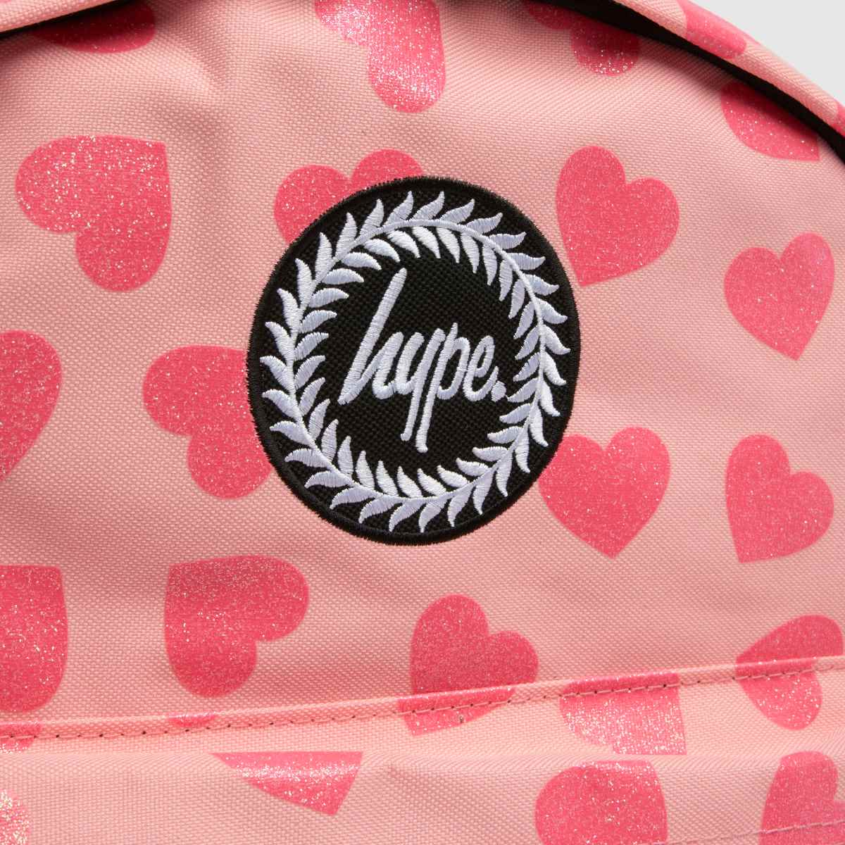 Hype  Glitter Heart Backpack in Pink Hype  Glitter Heart Backpack in Pink