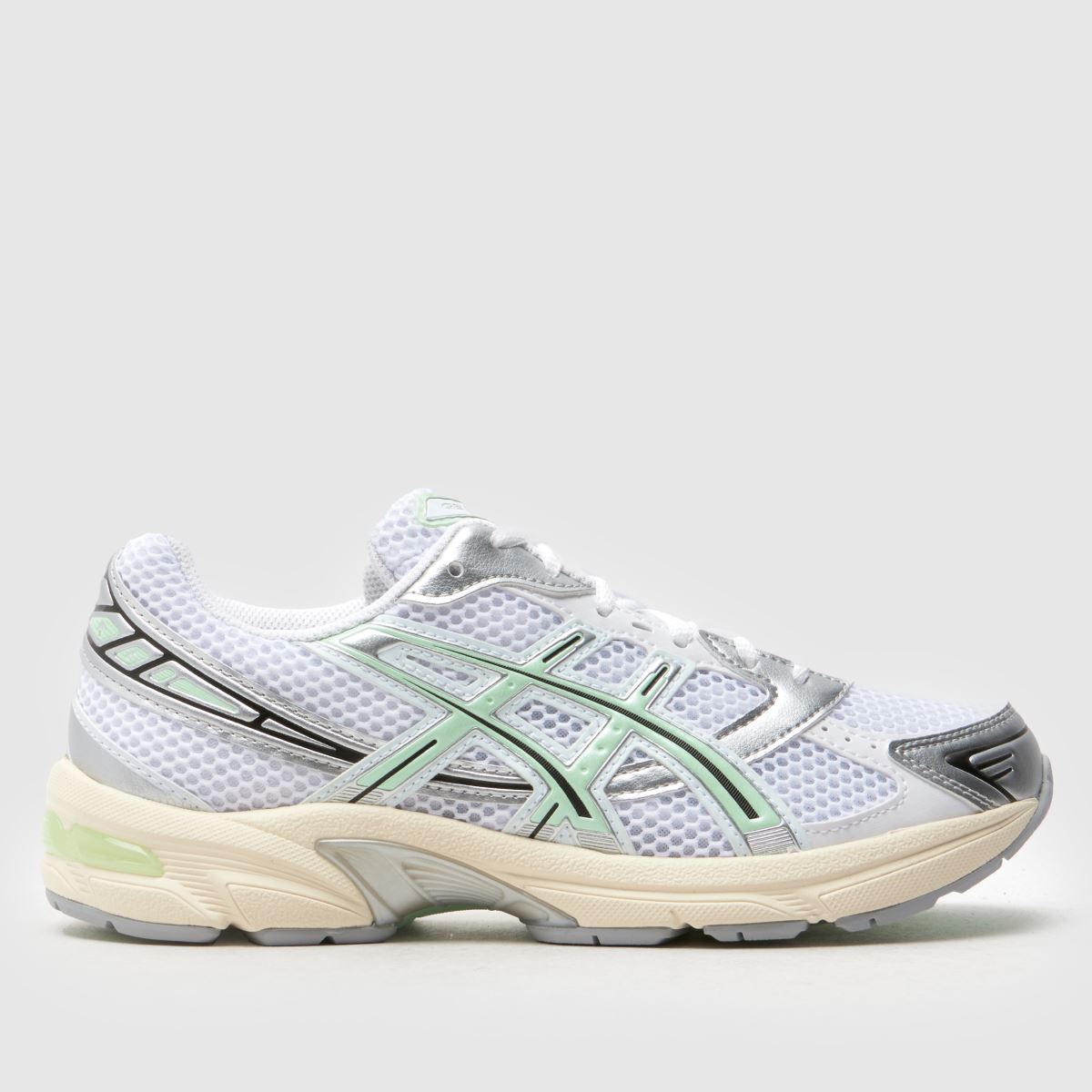ASICS  GEL-1130 in White & Green ASICS  GEL-1130 in White & Green