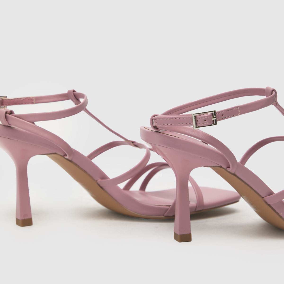 schuh  Saffy T-Bar Square Toe in Pink schuh  Saffy T-Bar Square Toe in Pink