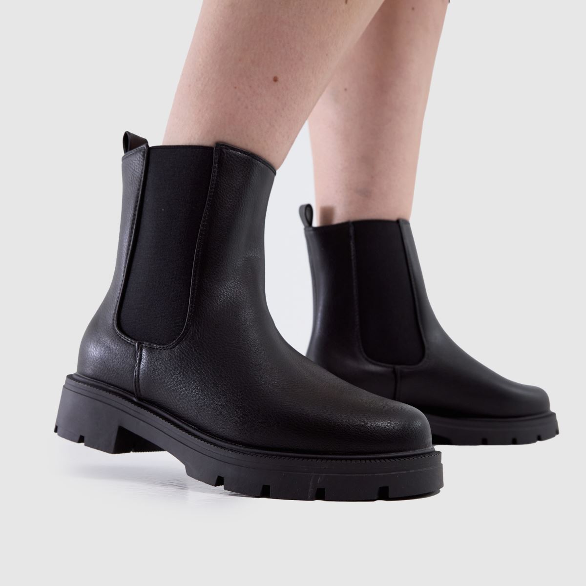 schuh  Wide Fit Abbie Chelsea in Black schuh  Wide Fit Abbie Chelsea in Black