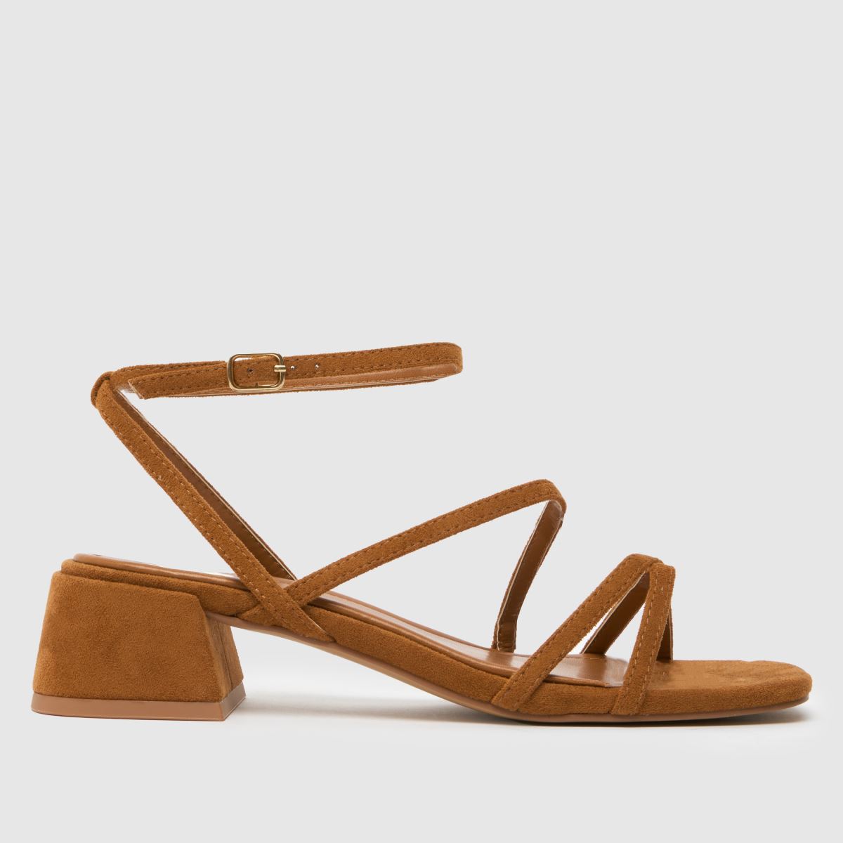 schuh  Sander Strappy Block in Tan schuh  Sander Strappy Block in Tan