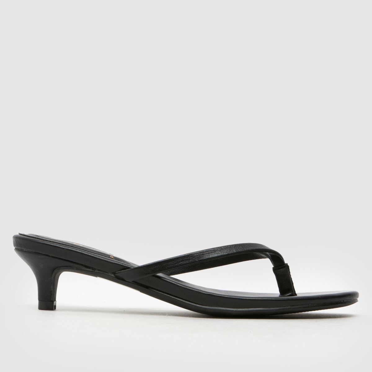 schuh  Sunnie Toe Post Kitten in Black schuh  Sunnie Toe Post Kitten in Black