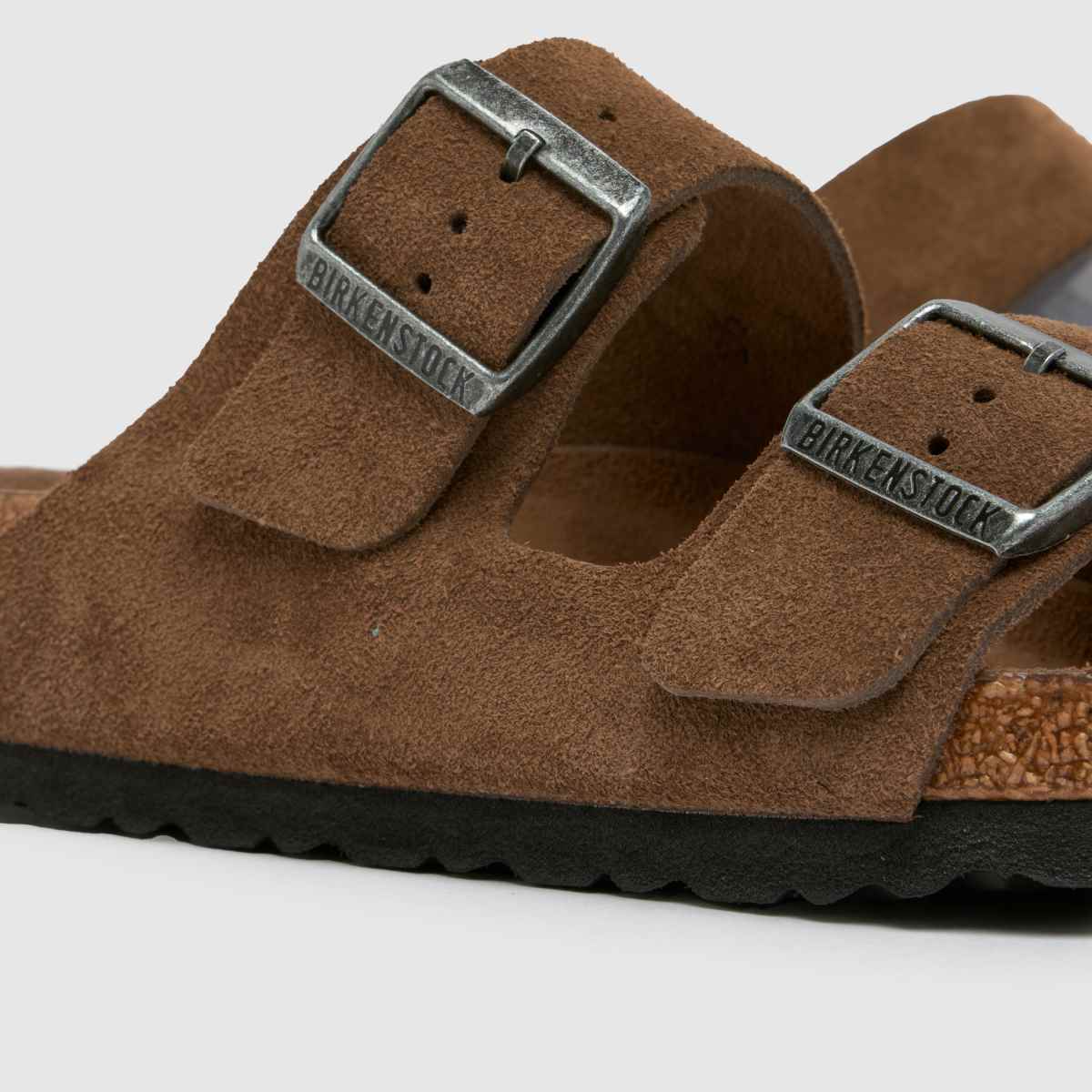 BIRKENSTOCK  Arizona Suede in Tan BIRKENSTOCK  Arizona Suede in Tan