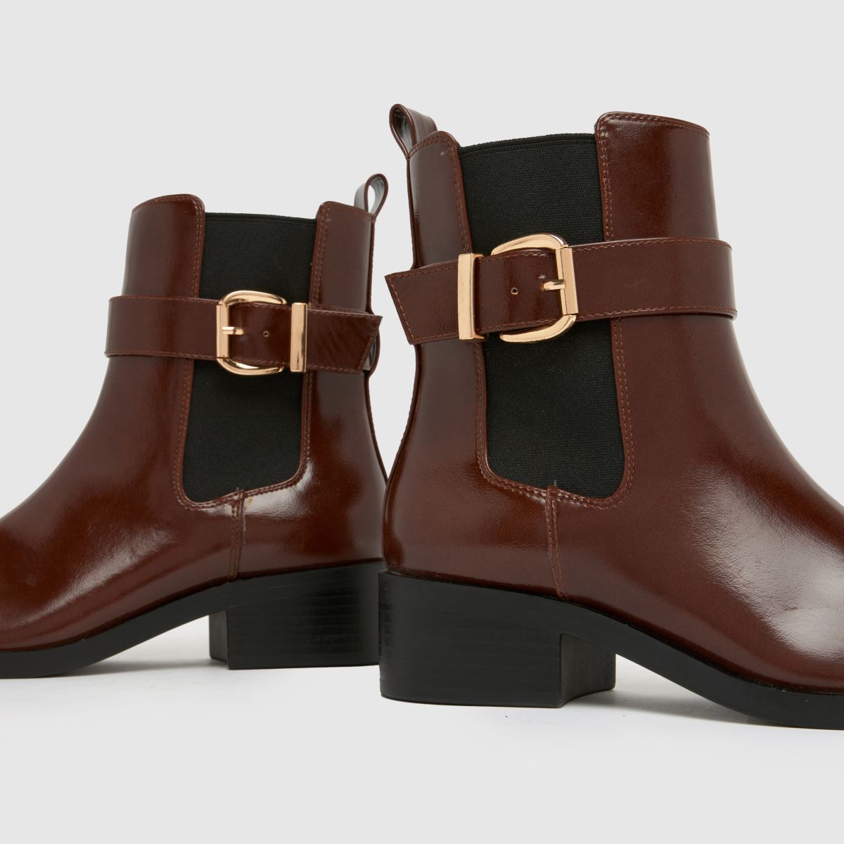 schuh  Cadie Buckle Chelsea in Brown schuh  Cadie Buckle Chelsea in Brown