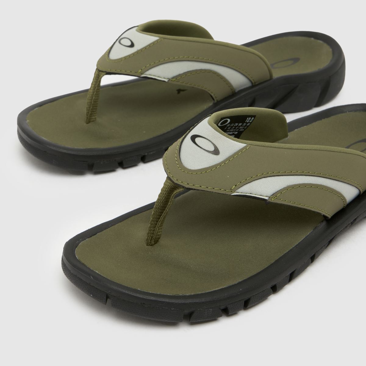 Oakley  O Coil Flip Flop in Khaki Oakley  O Coil Flip Flop in Khaki