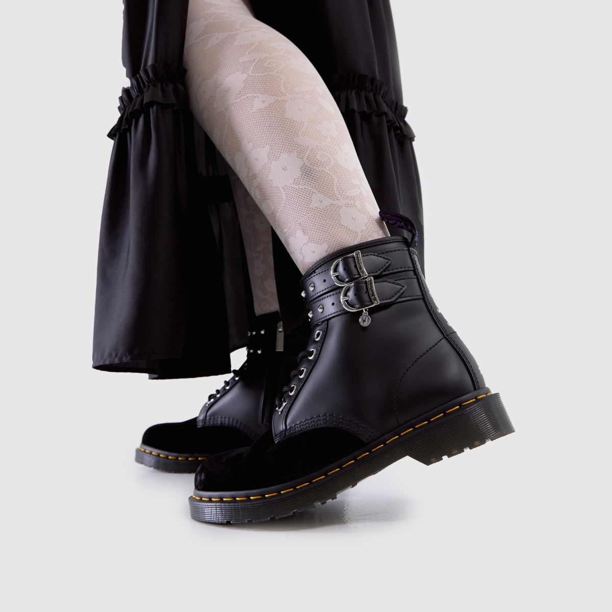 Dr Martens  X Wednesday 1460 in Black Dr Martens  X Wednesday 1460 in Black